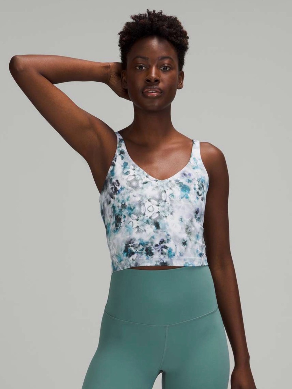 lululemon Align high-rise short 8" and Align tank set in Kaleidofloral Multi - Picture 3 of 4